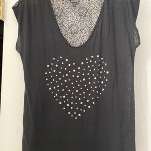 Black heart shirt